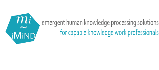 Mi~iMind emergent human knowledge processing solutions for knowledge work professionals